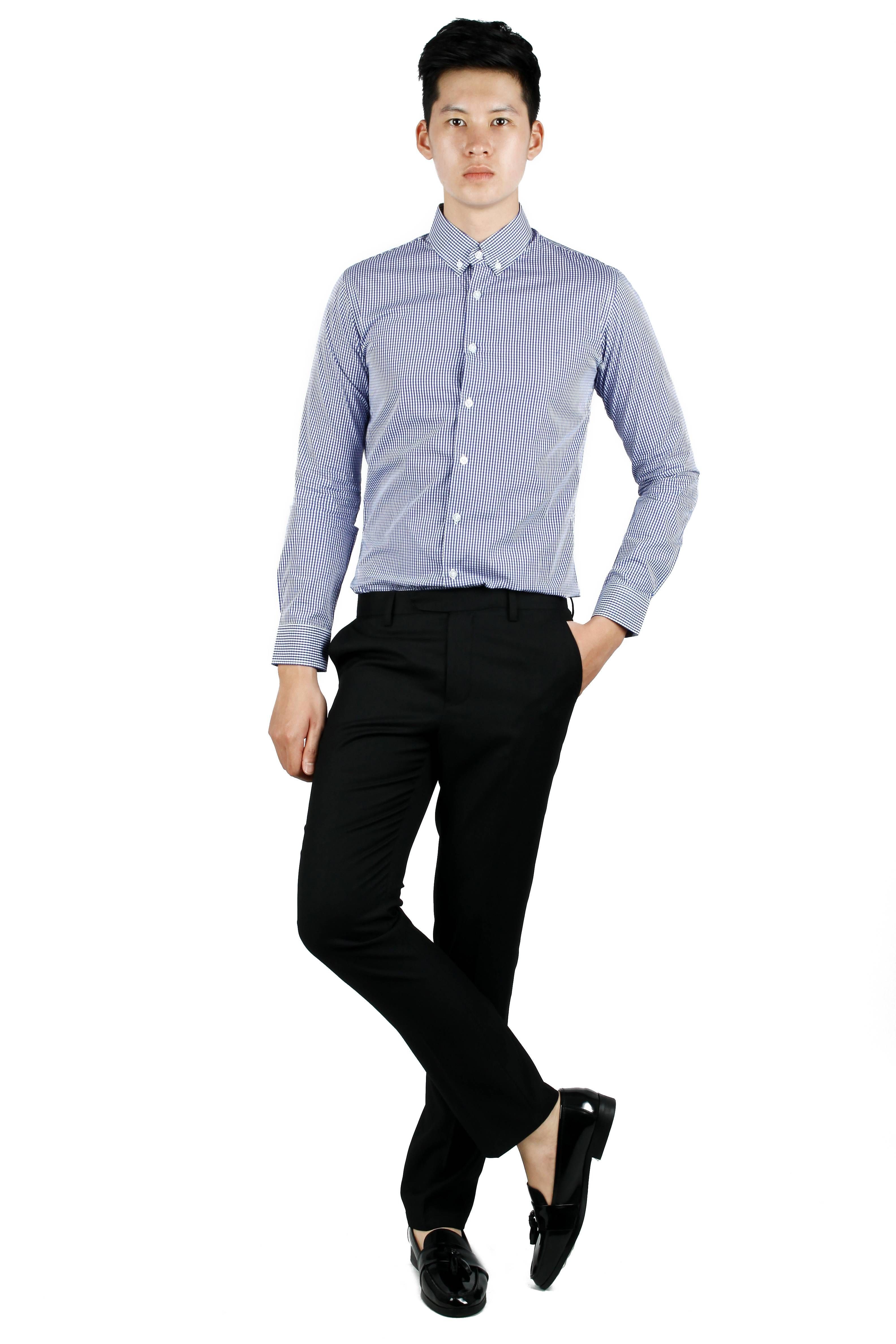 SM kẻ tím ô vuông nhỏ