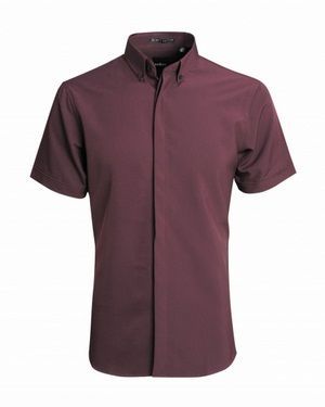 SM đỏ mận cài cúc lá cổ CT, LC