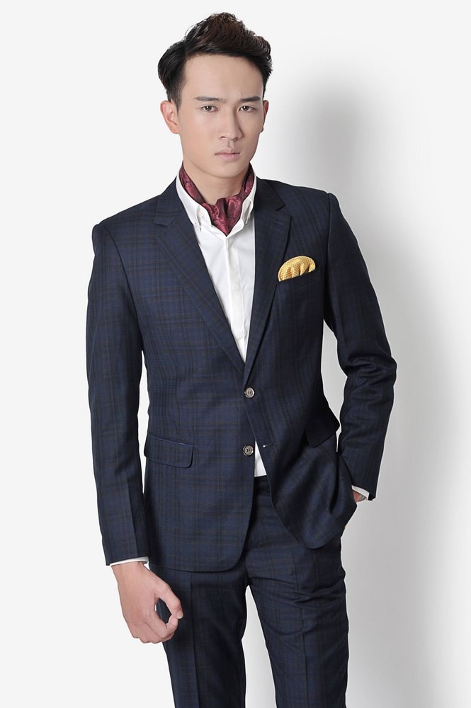 Vest xanh tt kẻ caro vàng xanh
