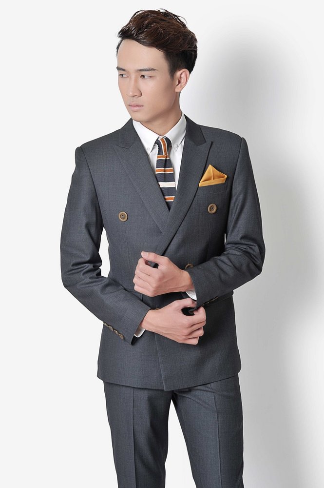 Vest ghi 2 hàng khuy