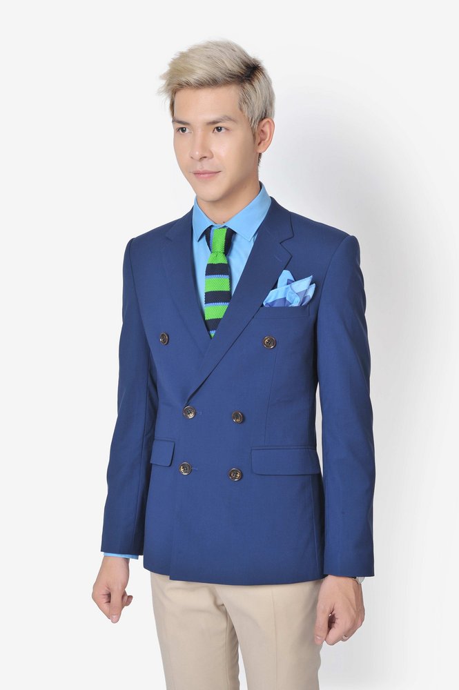 Vest xanh cb 2 hàng khuy