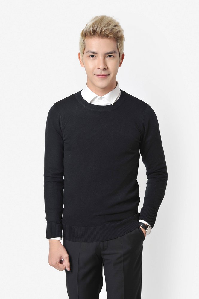 AL đen cổ tròn sz L