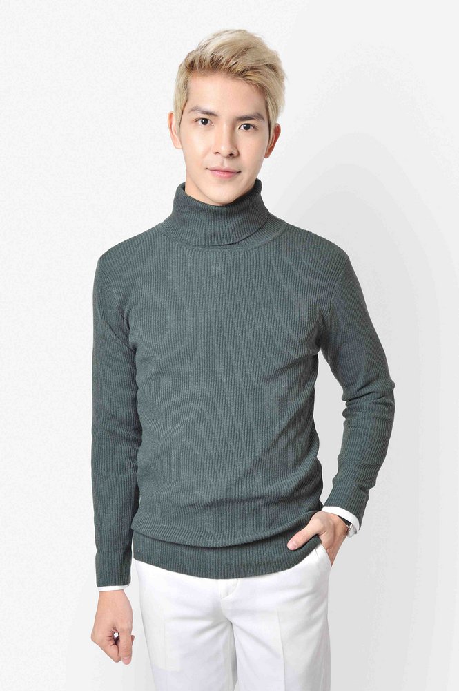 AL xanh lá đậm cổ lọ sz L