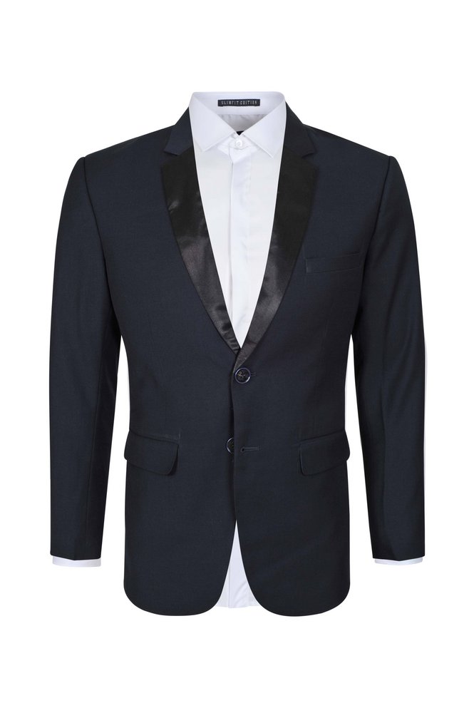 Vest xanh đen, 1 hàng khuy, ve cổ phi bóng