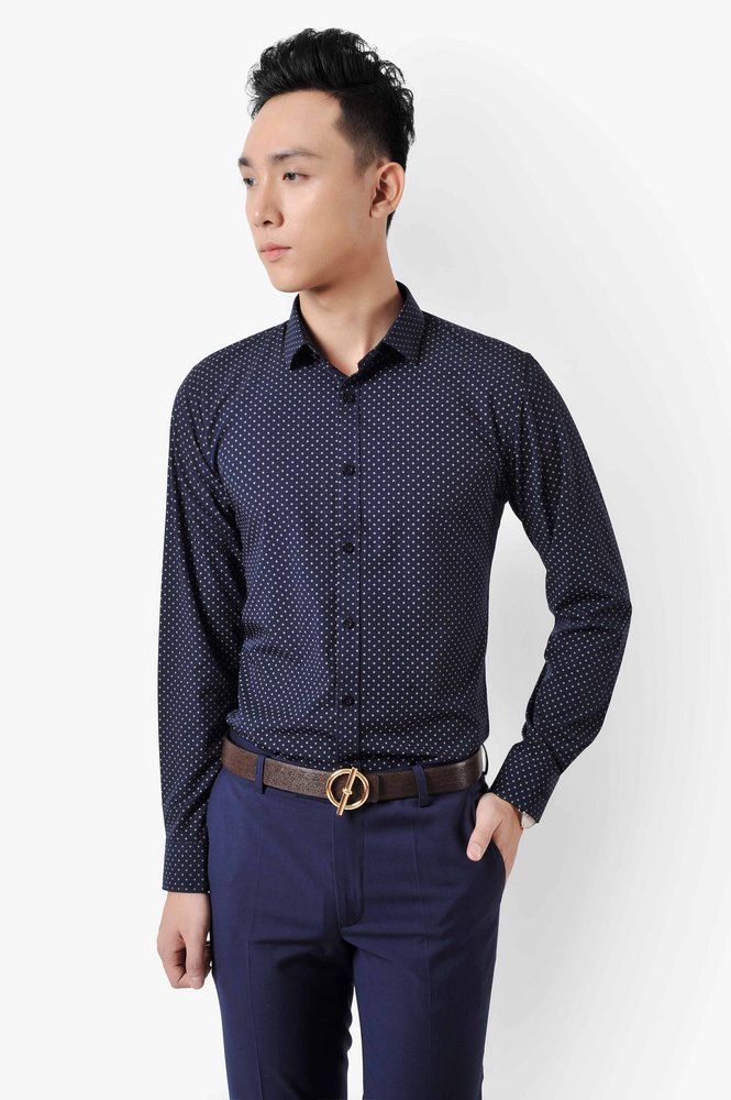 SM xanh tt chấm bi nâu LC, DT