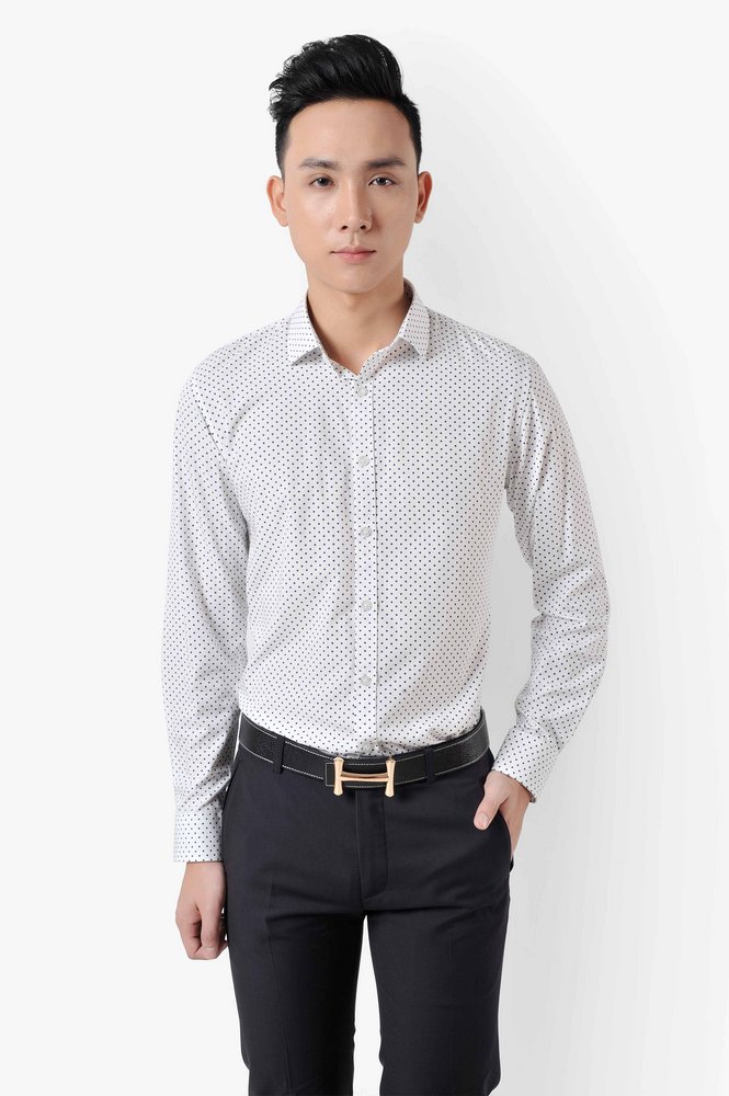 SM trắng chấm bi đen DT