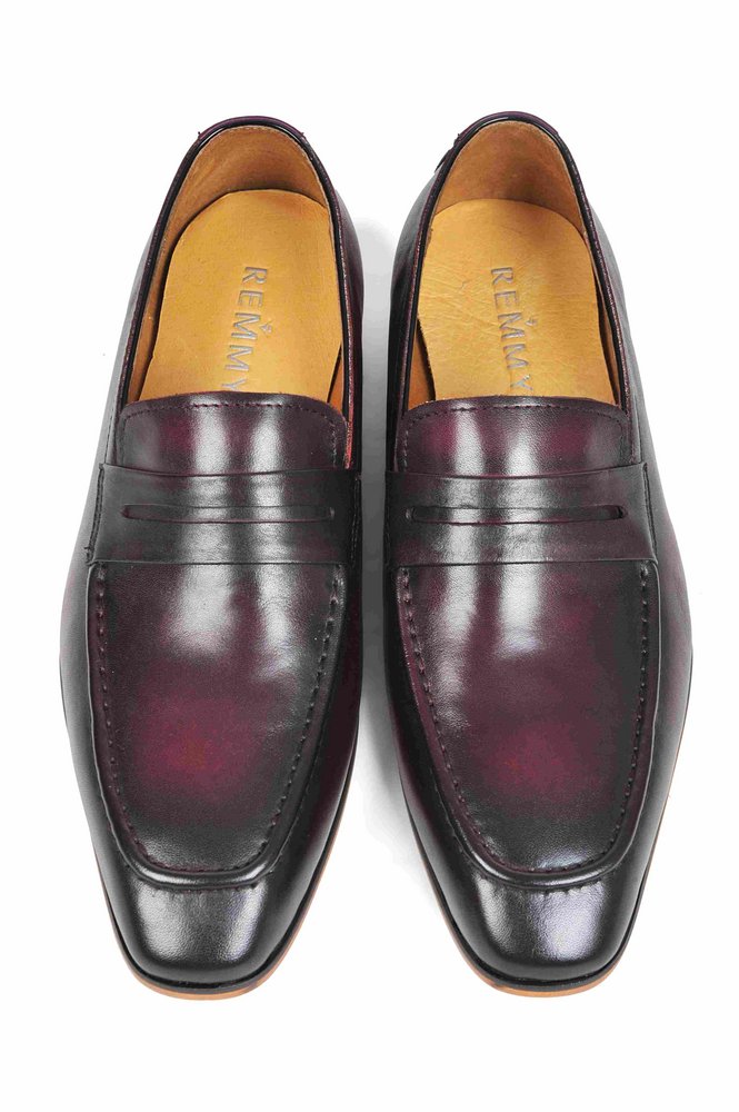 Giày da tím đen sz 39