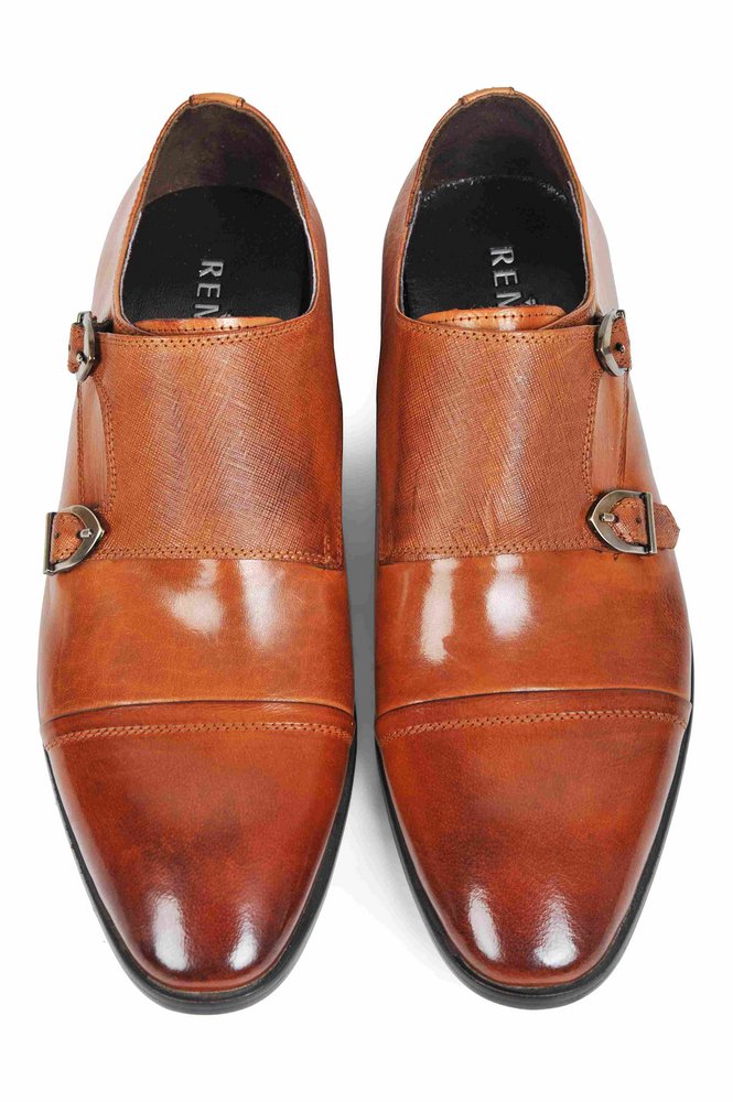 Giày nâu 2đai khóa sz 40