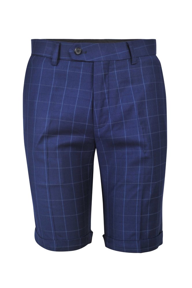 Quần ngố xanh kẻ vuông chỉ sần sz 29