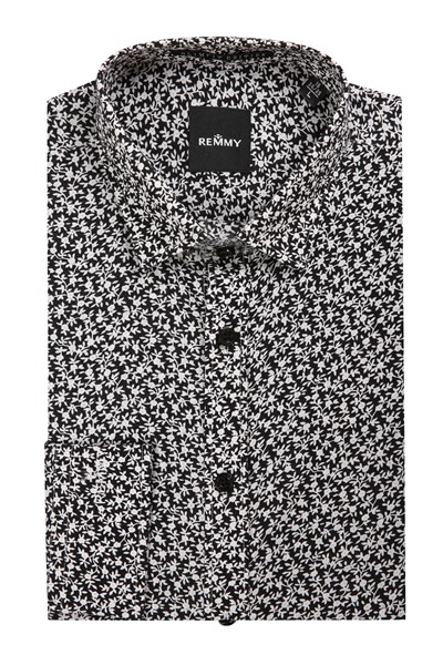 SM họa tiết hoa trắng nền đen LC DT