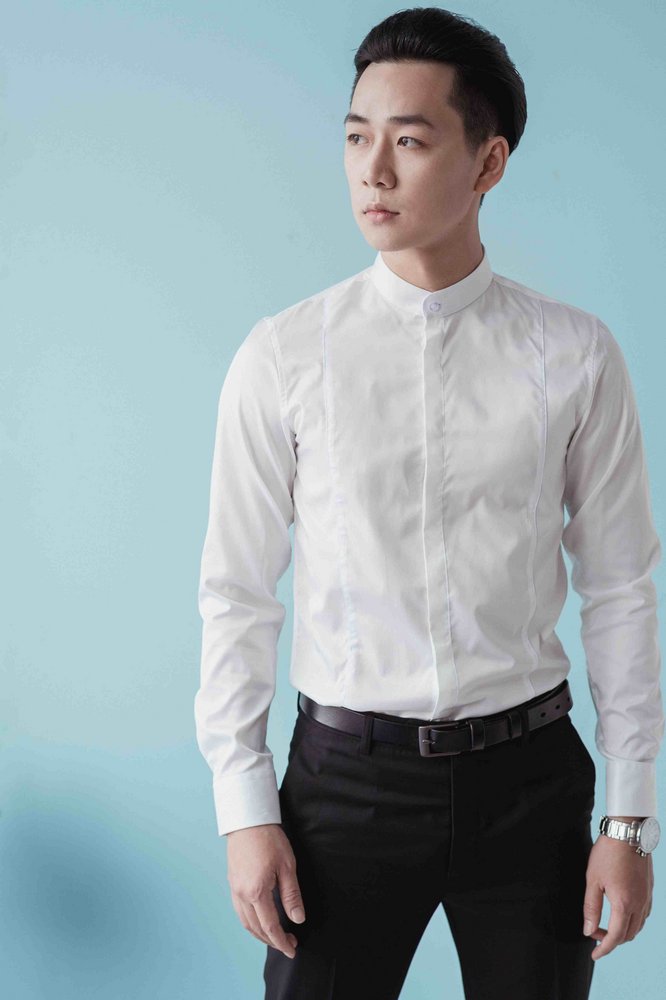 SM trắng cổ tàu trơn GC