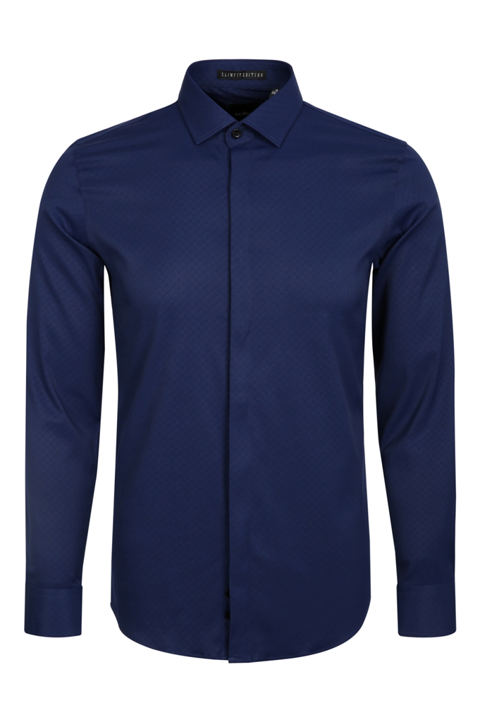 SM xanh navy, ô vuông chìm DT