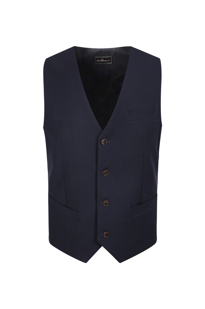 ZV xanh tt đậm né cổ phi bóng, vai xuôi, 1 hàng khuy sz XS