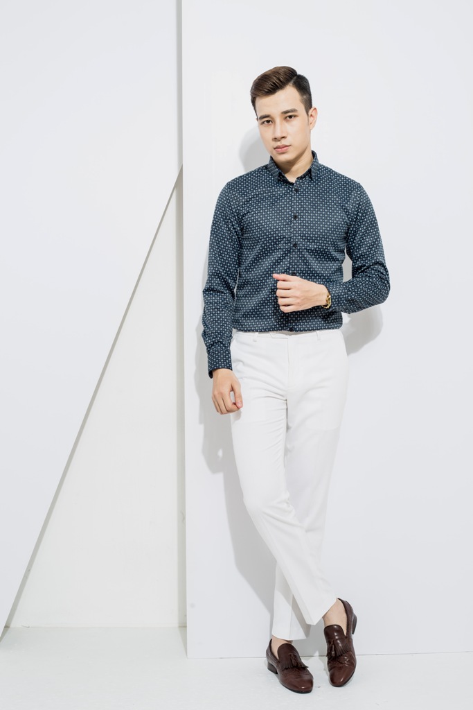 SM xanh tt, chấm bi- hoa thị trắng DT