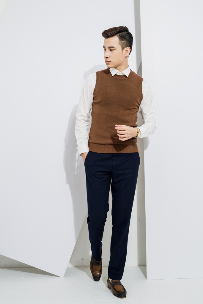 AL ghile nâu đất, cổ tròn 029