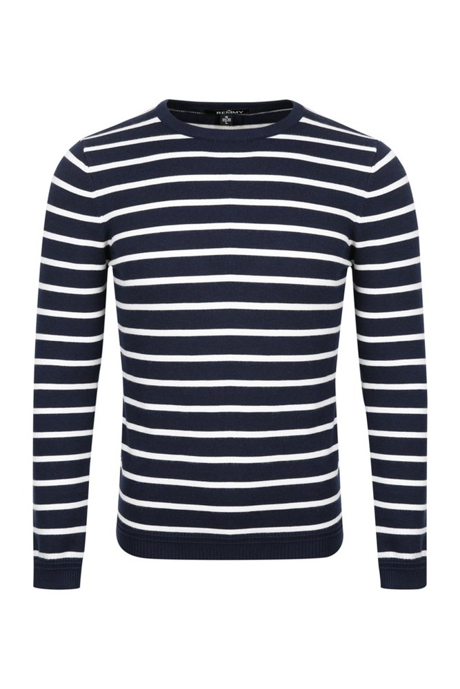 AL cổ tròn, kẻ ngang xanh tt- trắng 8891 sz M
