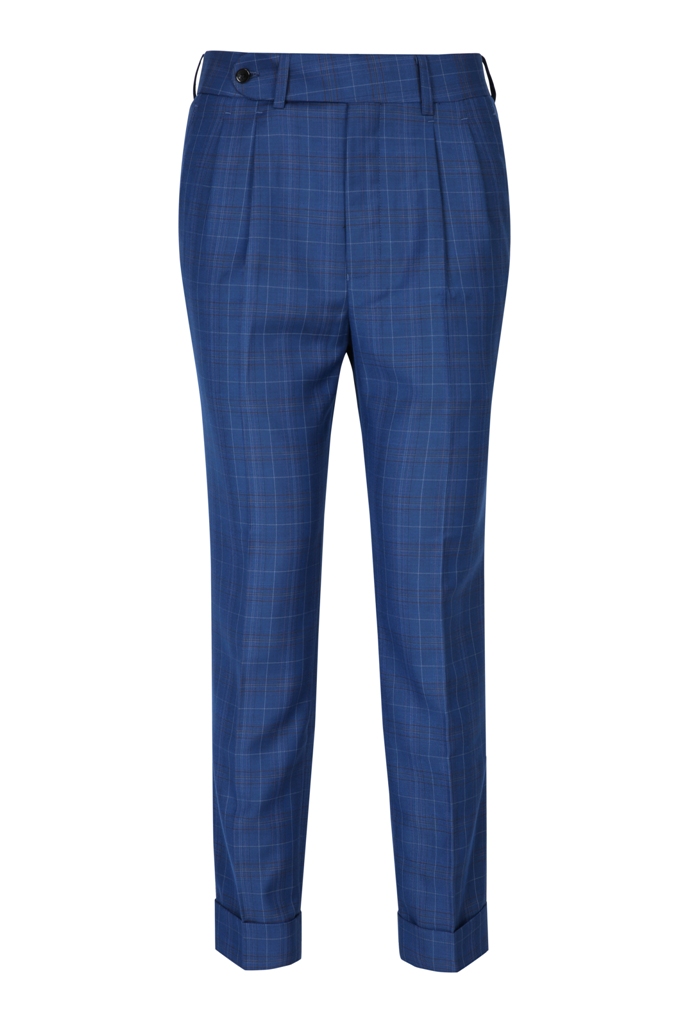 QL xanh navy tươi , kẻ chỉ đen- xanh- cam sz 32