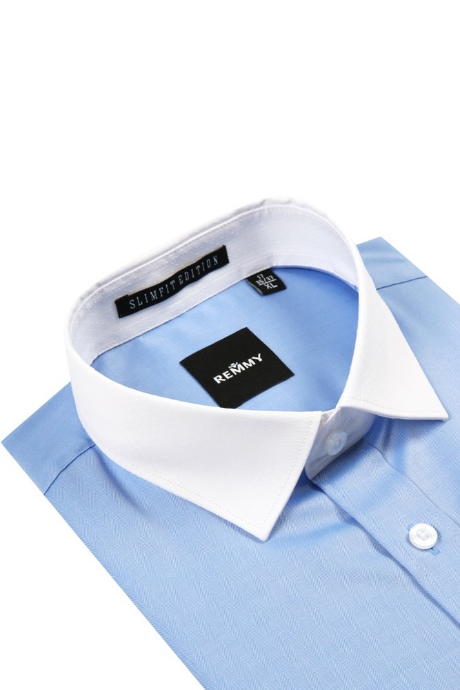 SM xanh lam đậm-chỉ chéo sole, pha cổ trắng vạch sần