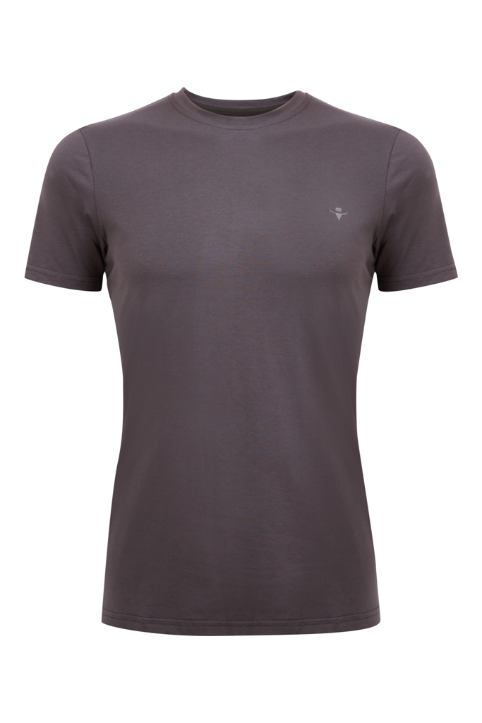 AF cổ tròn ghi, 100% Cotton