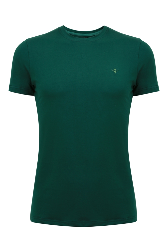 AF cổ tròn xanh lá, 100% Cotton