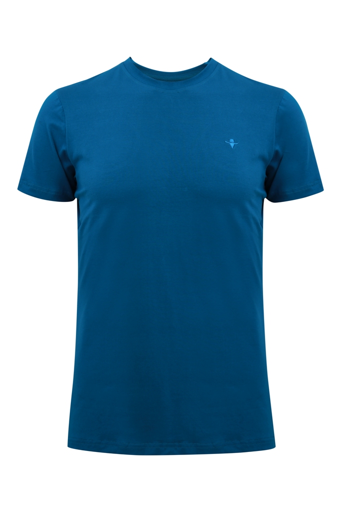 AF cổ tròn xanh cổ vịt, 100% Cotton