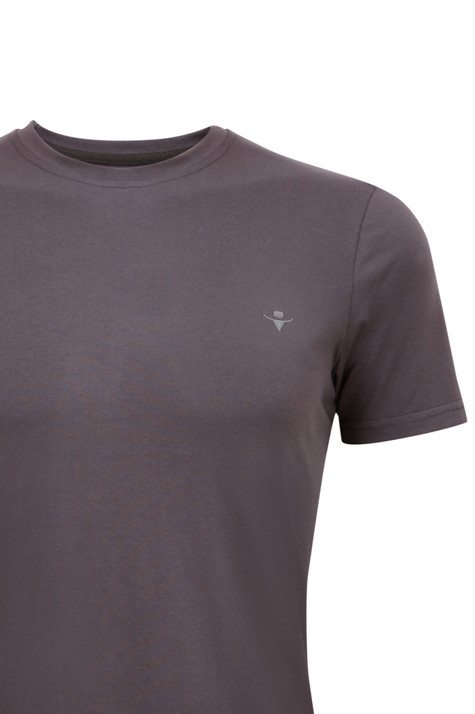 AF cổ tròn ghi, 100% Cotton