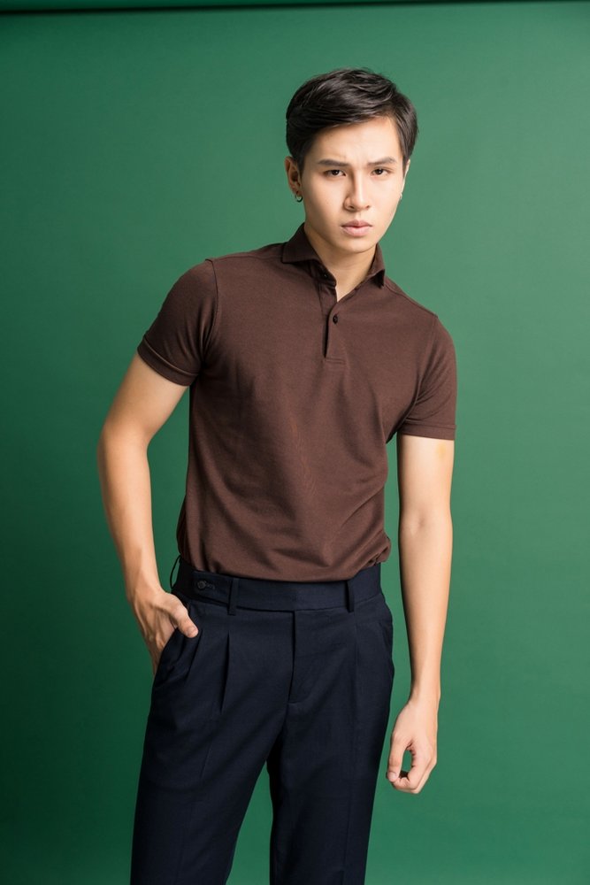 AF nâu cổ ngang