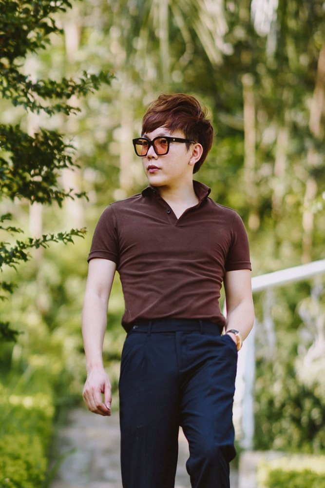 AF nâu cổ ngang