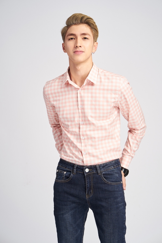 SM kẻ caro hồng- be
