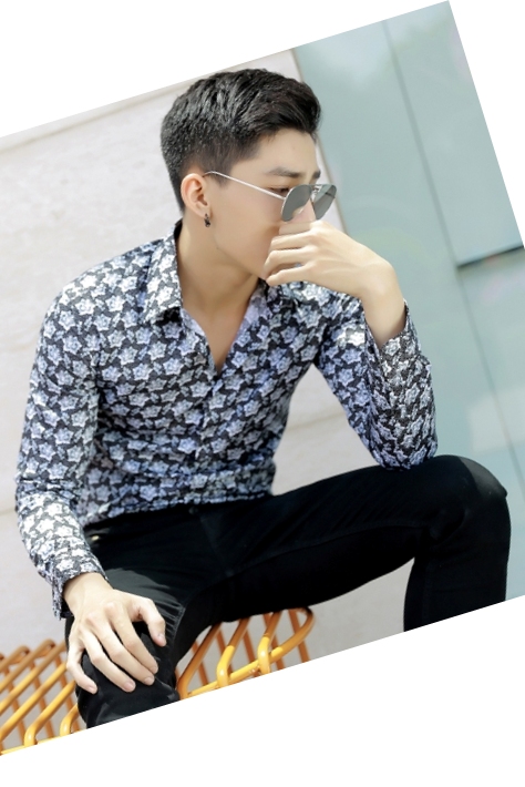 SM đen ht hoa cúc trắng-ghi
