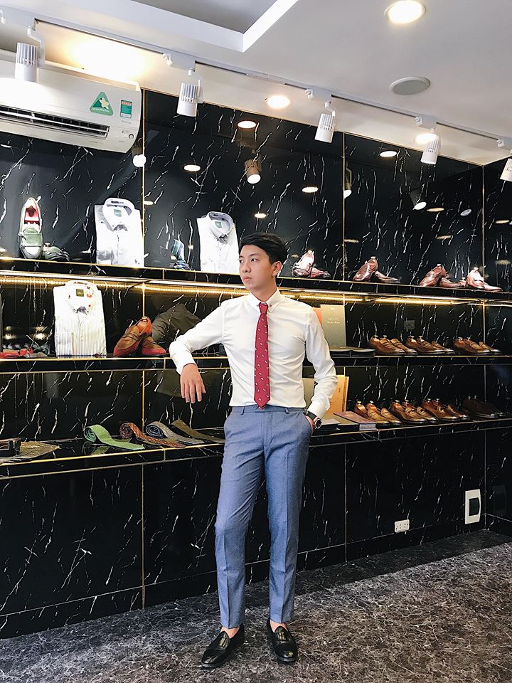 Quần xanh đá bạc màu, kẻ vàng- cam sz 31