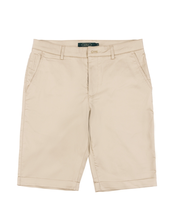 Quần ngố be vàng trơn- gấu lơ vê sz 30