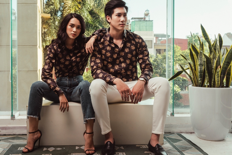 SM nâu- đen vảy ốc, ht hoa vàng