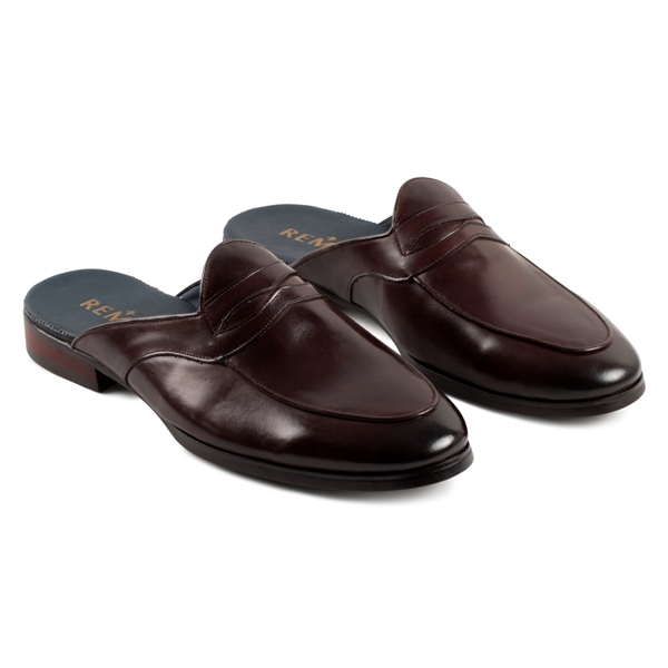 Giày sục nâu, đai mặt nạ 666-16 sz 39