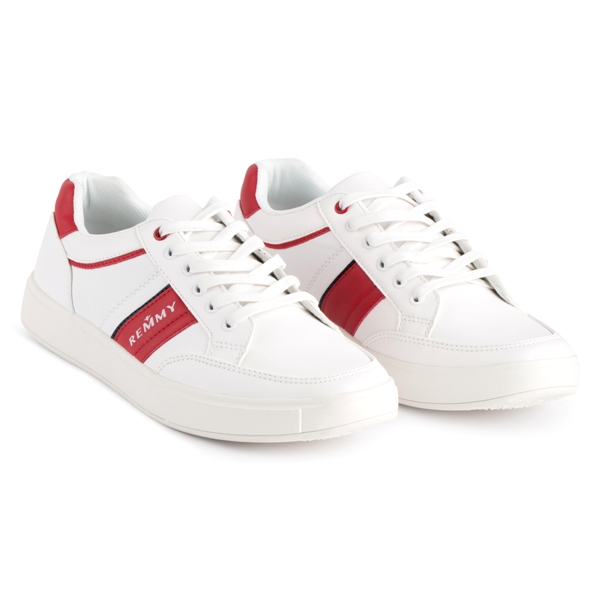 Giày sneaker trắng chữ RM- gót chân đỏ -A1830AGX sz 39