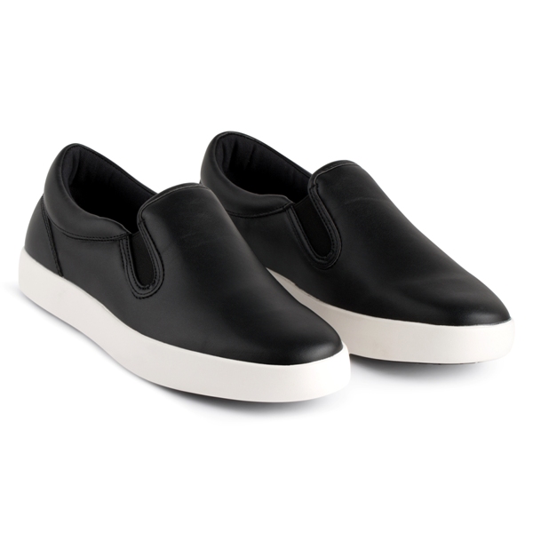 Giày slipon đen -H4983 sz 43