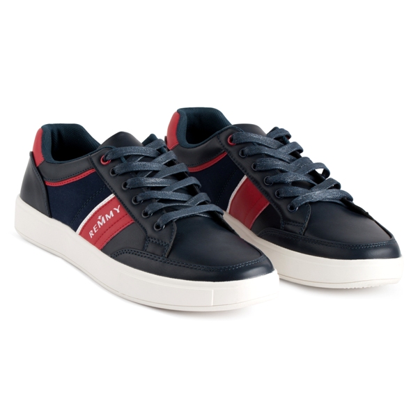 Giày sneaker xanh tt chữ RM- gót chân đỏ -A1830AGX sz 41