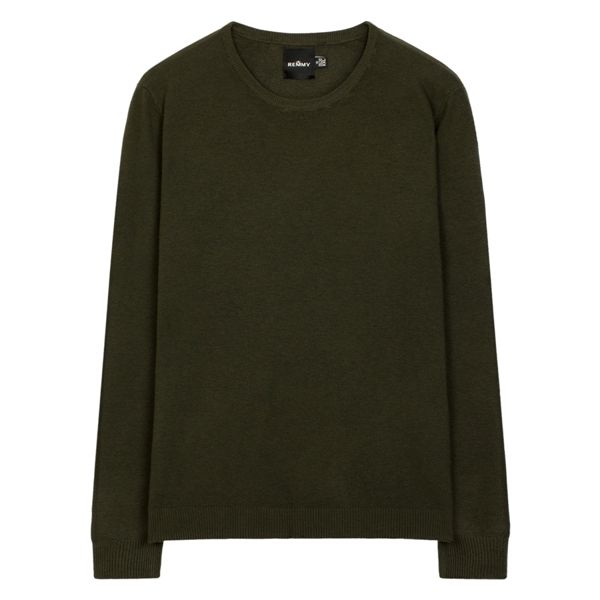 AL cổ tròn xanh rêu đậm -8812 sz XL