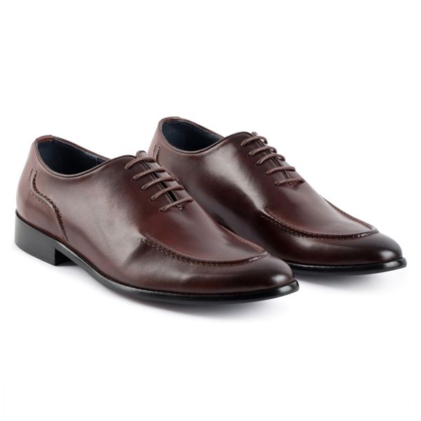 Giày buộc dây nâu trơn - 333-1 sz 39