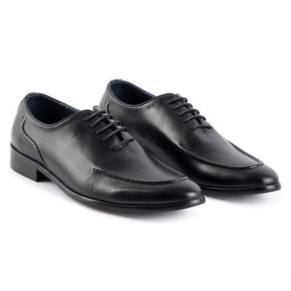 Giày buộc dây đen trơn - 333-1 sz 40