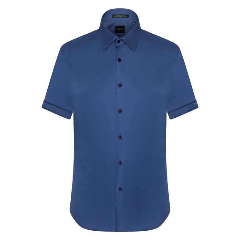 SM xanh navy cộc tay