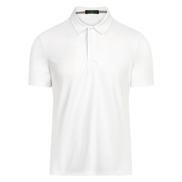 AF polo trắng trơn- phối kẻ ghi-xanh-đỏ chân cổ trong