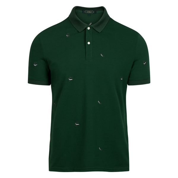 AF polo xanh lá ht cá voi xanh