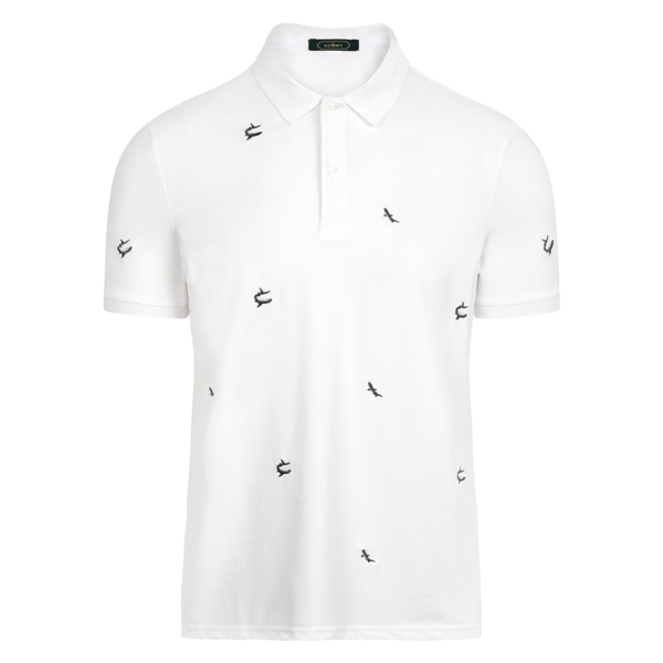 AF polo trắng ht cá voi xanh