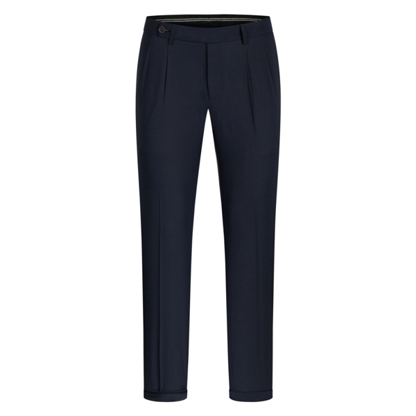 Quần tím than đậm trơn, gấu lơ vê- dáng cạp cao sz 31