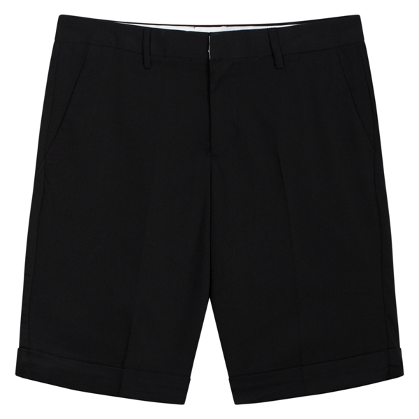 Quần ngố đen trơn D8023 sz 30