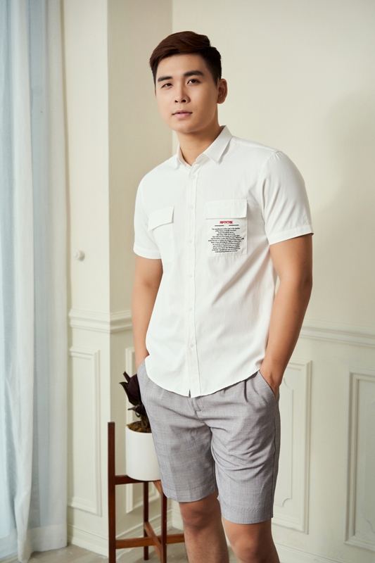 SM trắng túi ngực C9327