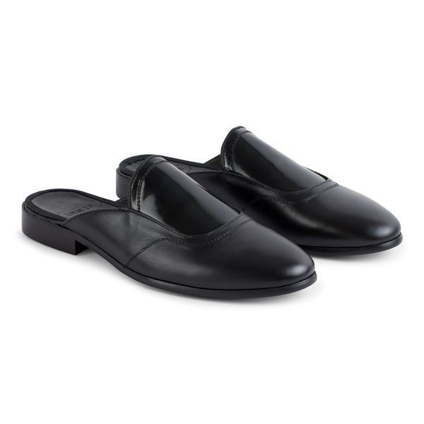 Giày sục lưỡi gà bóng đen sz 39