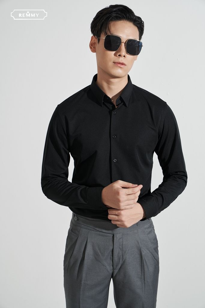 SM đen vải mềm