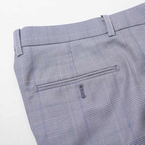 QV ghi kẻ ô vuông nanh sói xanh , 2 khuy